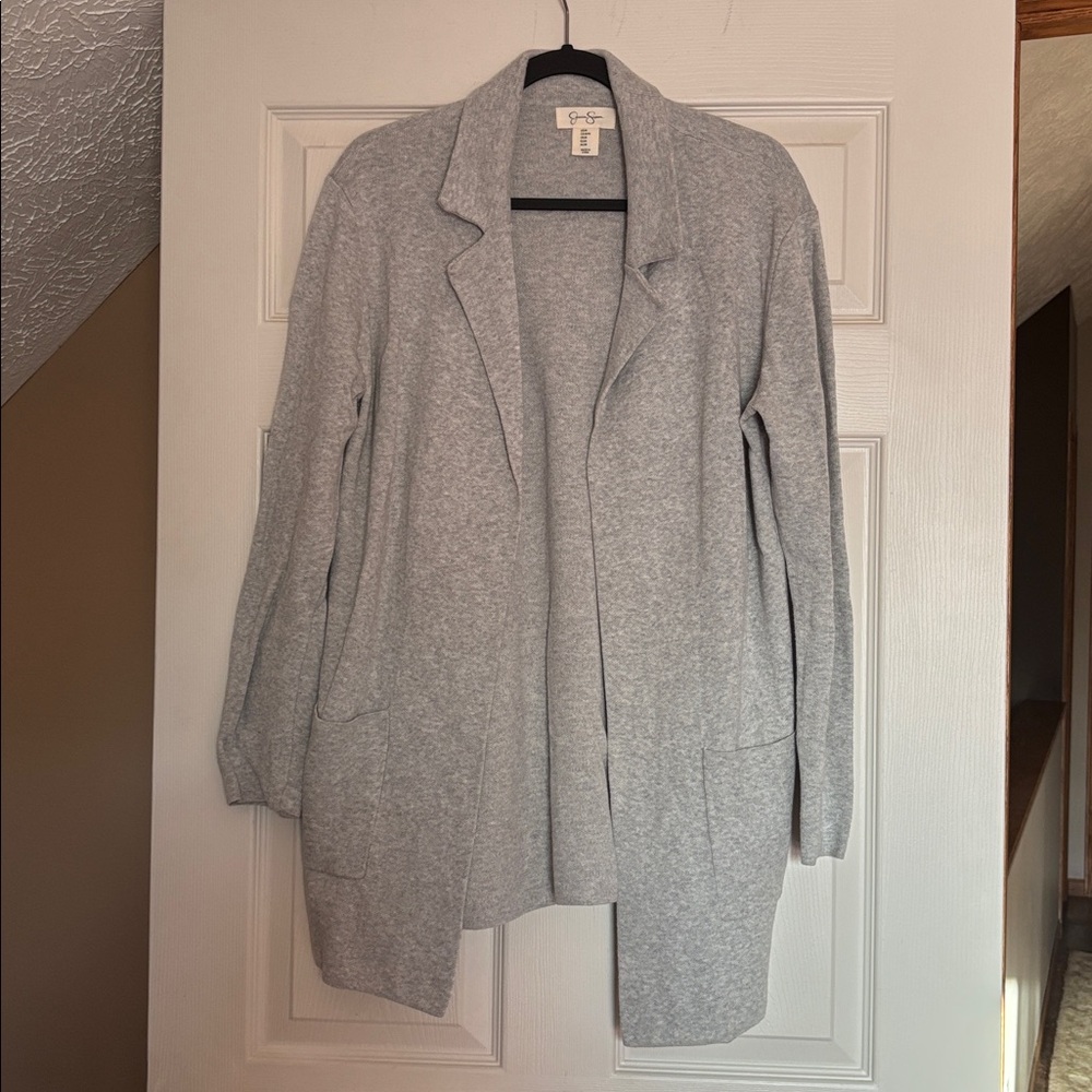 Jessica Simpson Light Gray Knit Cardigan